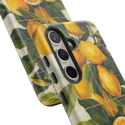 Mediterranean Lemon Italian Tile iPhone 14 Case