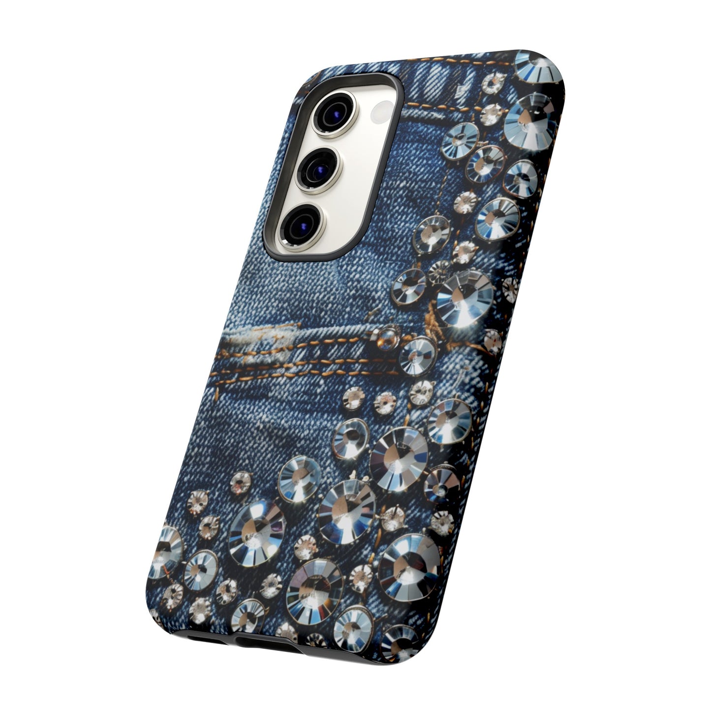 Blue Jean Queen Rhinestone Bling Phone Case