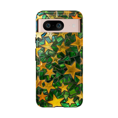 Green Celestial Stained Glass Mosaic Phone Case