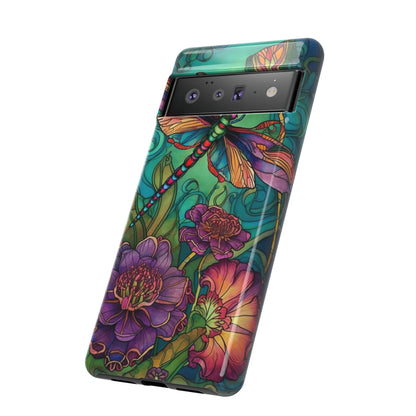 Art Nouveau Dragonfly - A Timeless Symbol of Elegance for Google Pixel, iPhone, and Samsung Cases