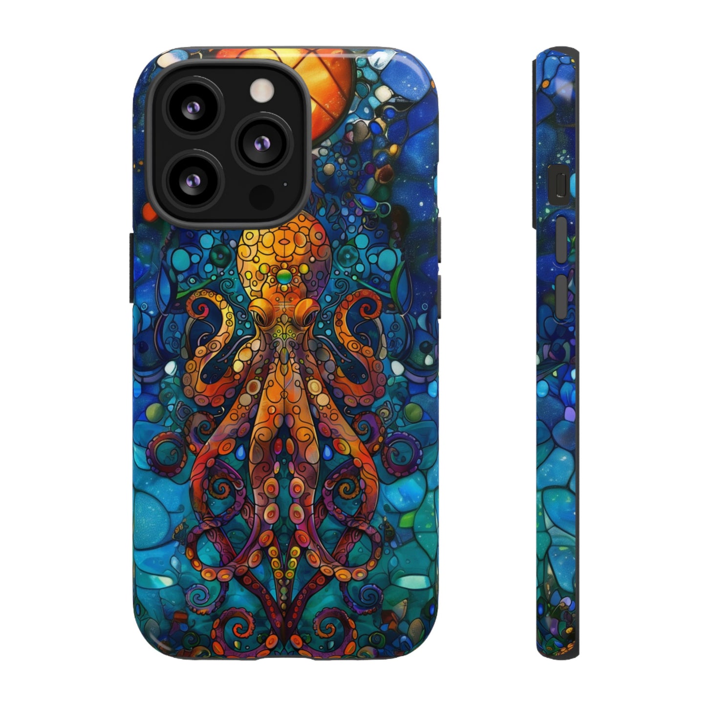 Octopus Stained Glass Undersea Magic Phone Case