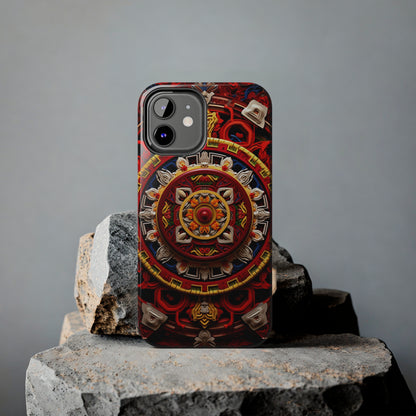 Mystical Visions: Psychedelic Tibet Mandala | Buddhist iPhone Case