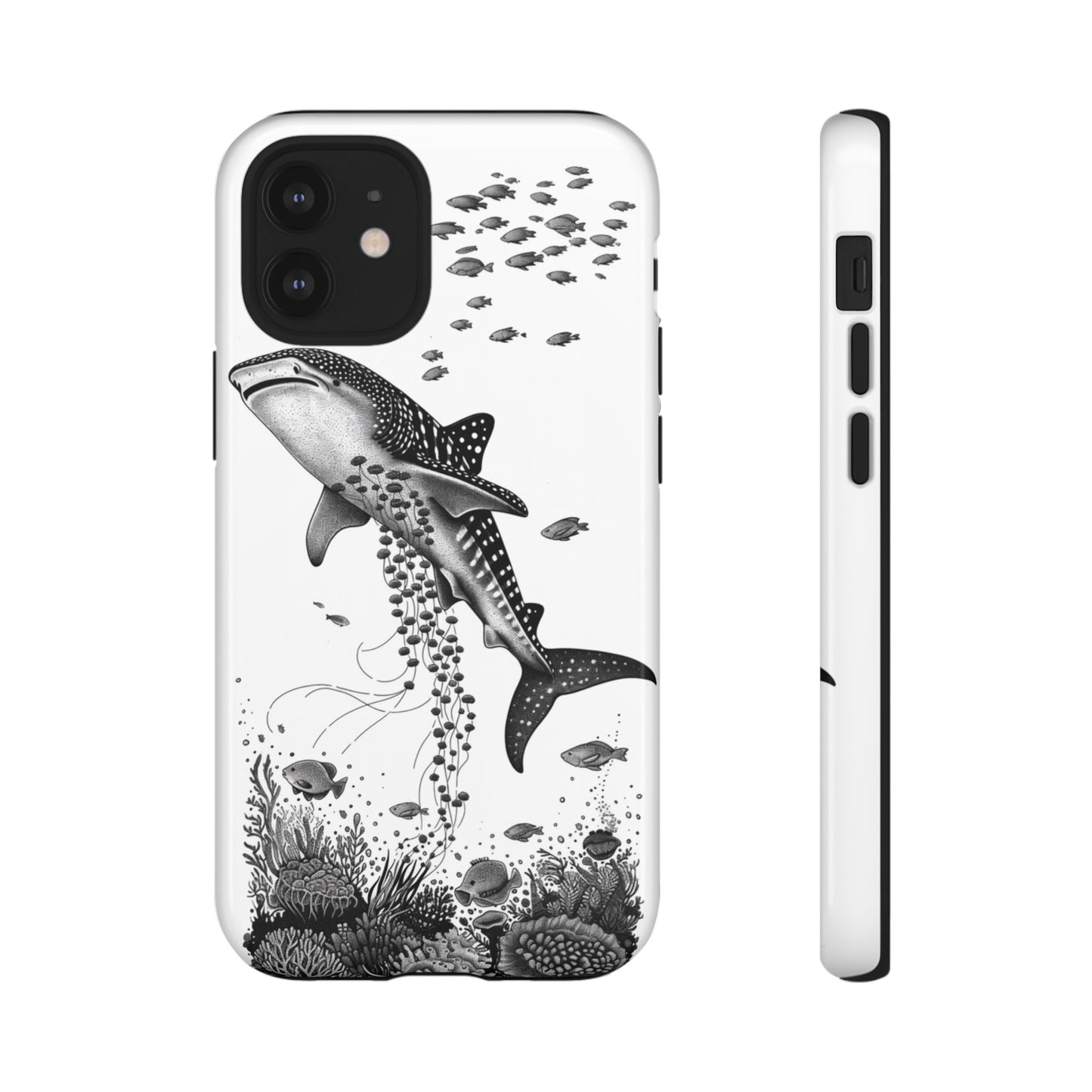 Whale Shark, Turtle, Manta Ray Phone Case