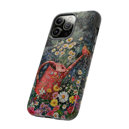 Flowers and Watering Can Floral Oil Painting Phone Case