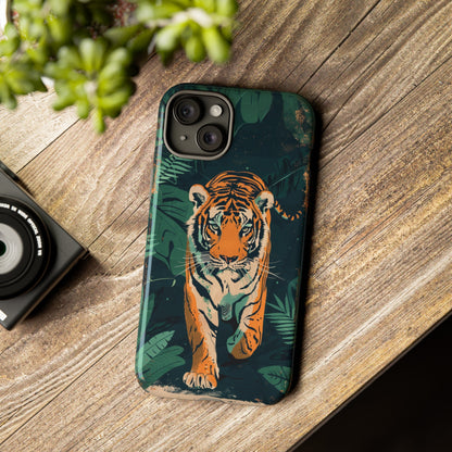 Retro Jungle Tiger Phone Case