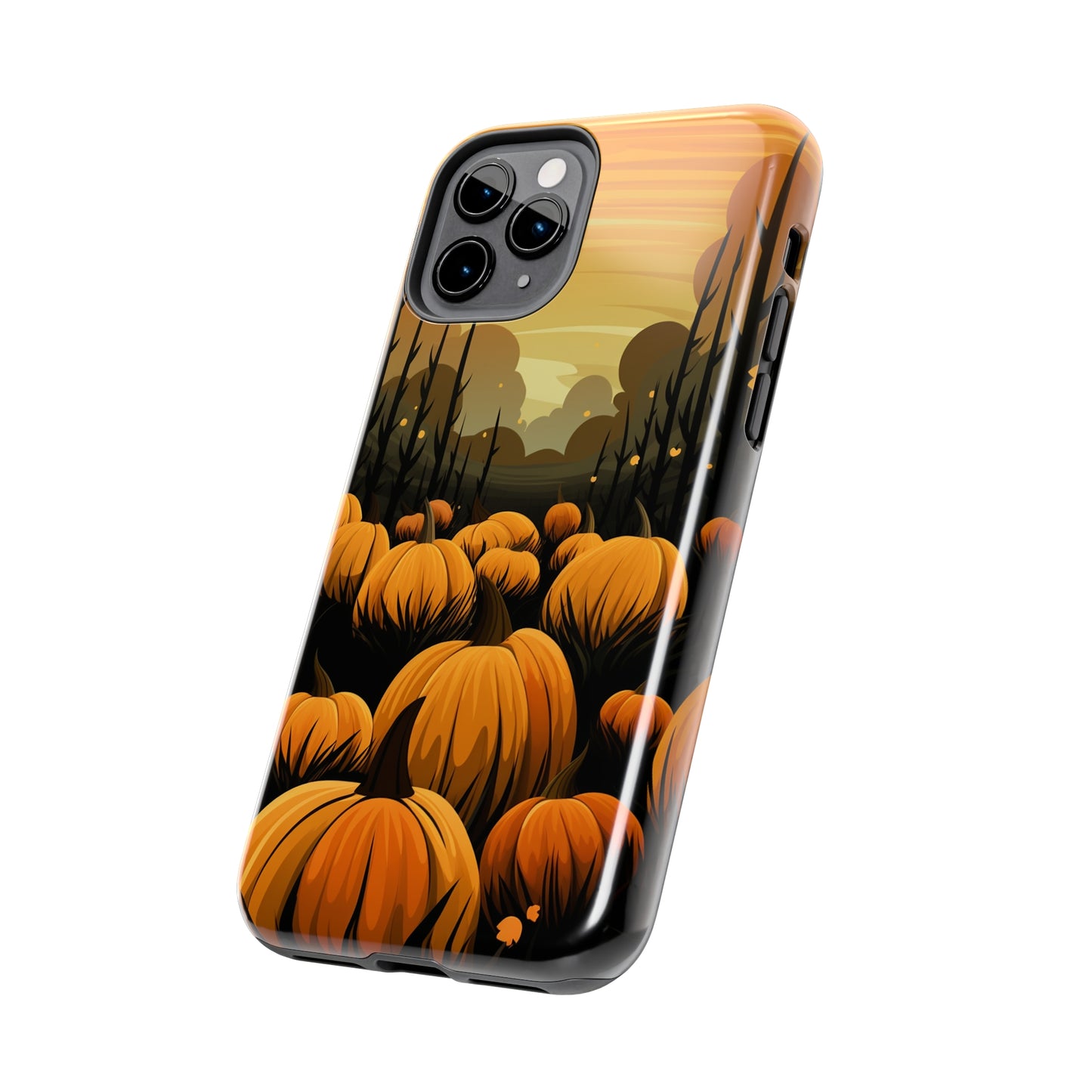 Halloween Fall Pumpkins iPhone Case | Embrace the Spooky Autumn Vibes