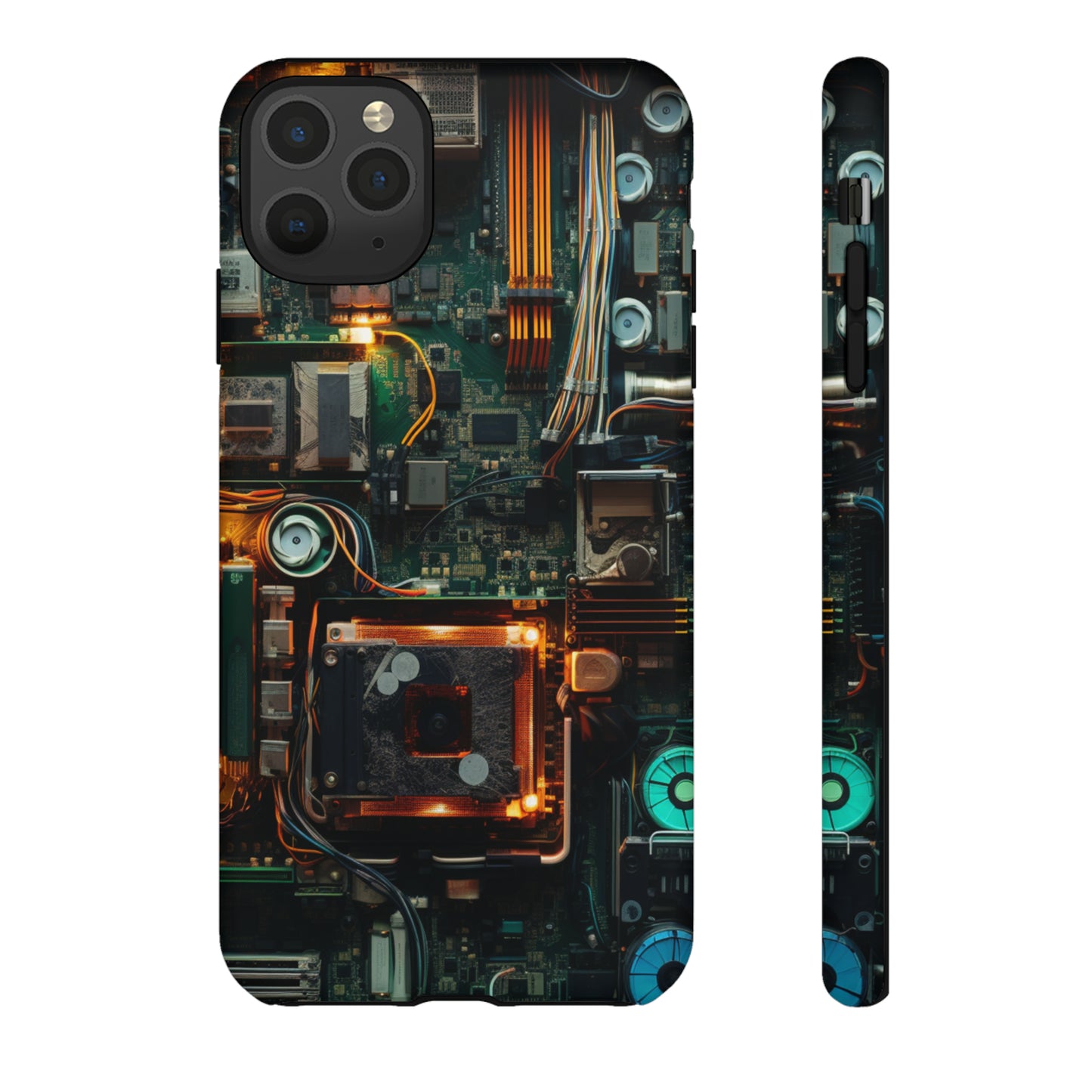 Circuit Board Themed Tough Phone Case