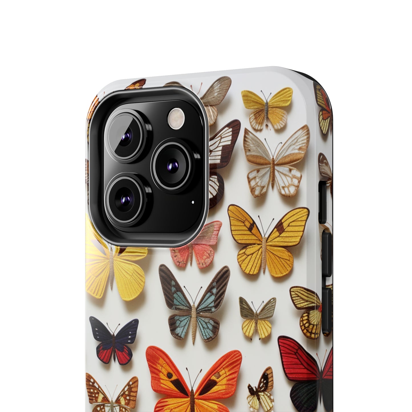 Elegant Embroidery: Delicate Butterfly iPhone Case – Crafted with Precision