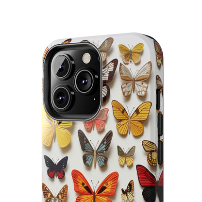 Elegant Embroidery: Delicate Butterfly iPhone Case – Crafted with Precision