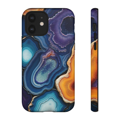 Agate Slice Geode Elegance: Natural Beauty Phone Case