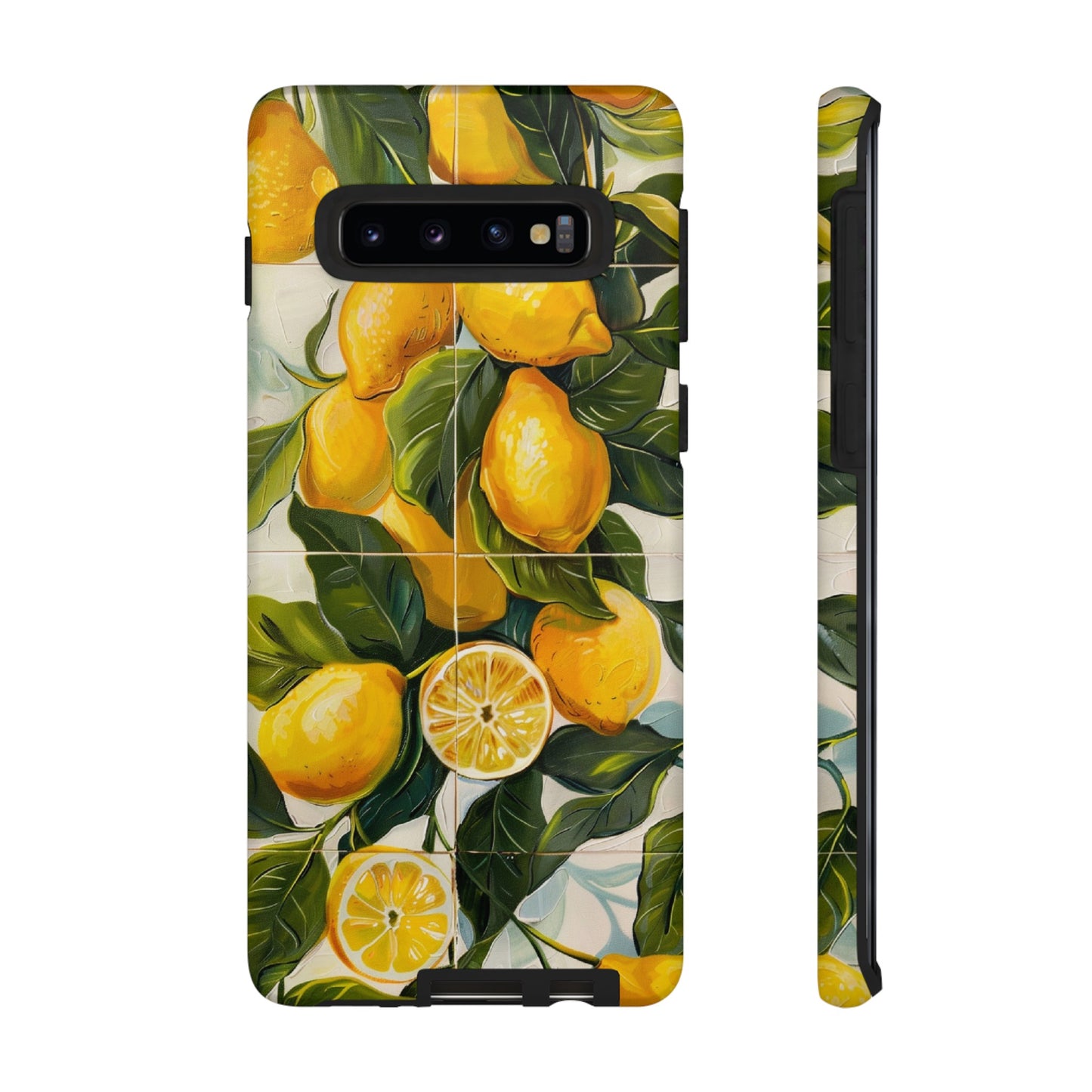 Mediterranean Lemon Italian Tile iPhone 14 Case