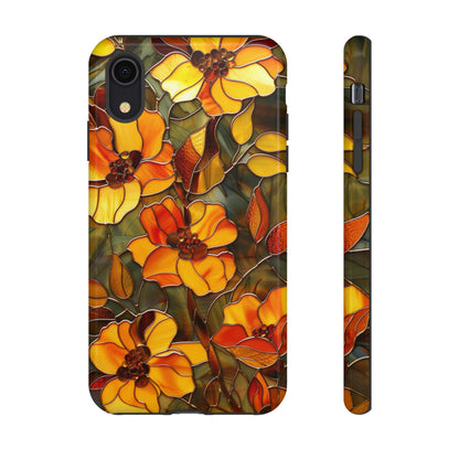 orange floral case for iPhone 14 Pro Max