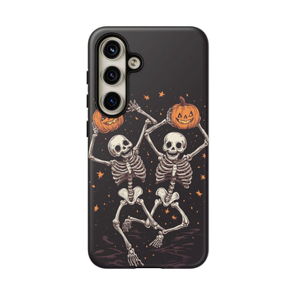 Dancing Skeletons with Jack-o'-Lanterns Phone Cover