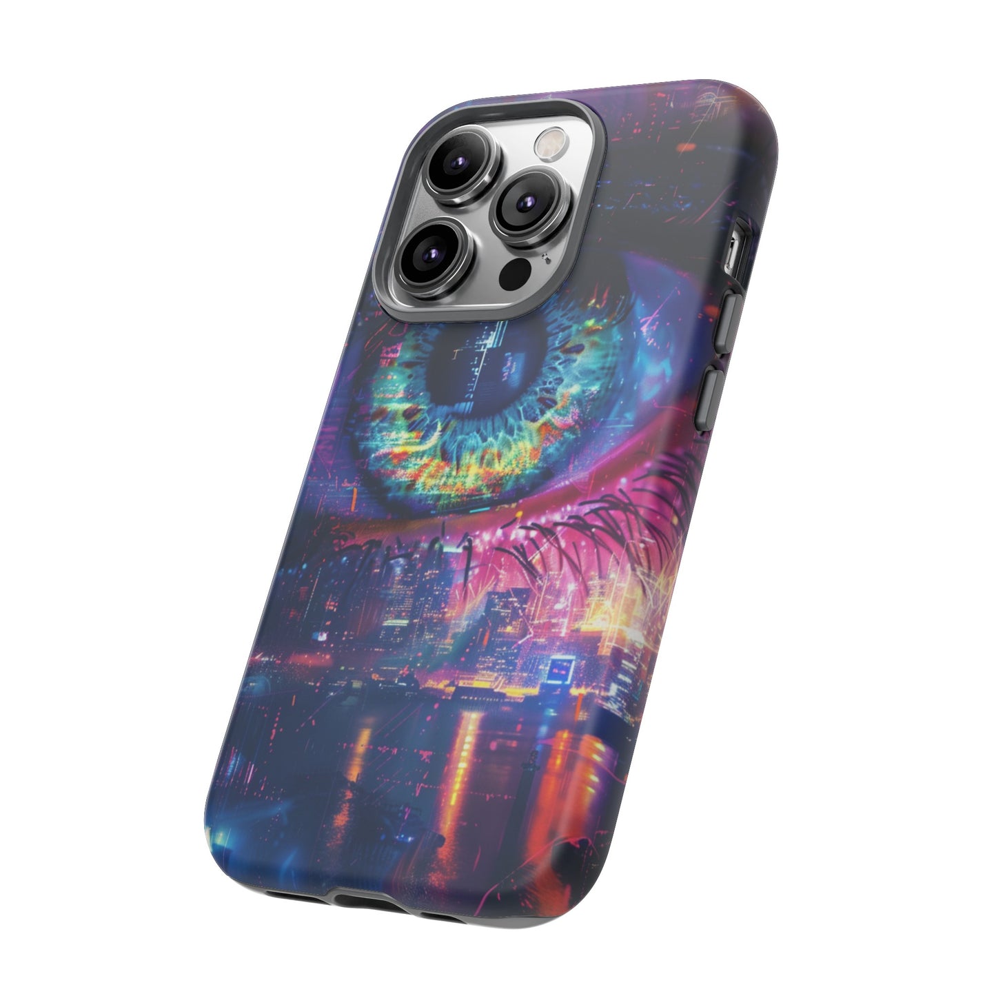 Eye of the Beholder Cyberpunk Art Phone Case