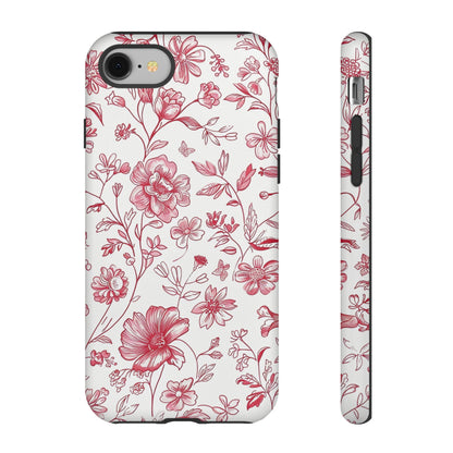 Pink Floral Wildflower Phone Case