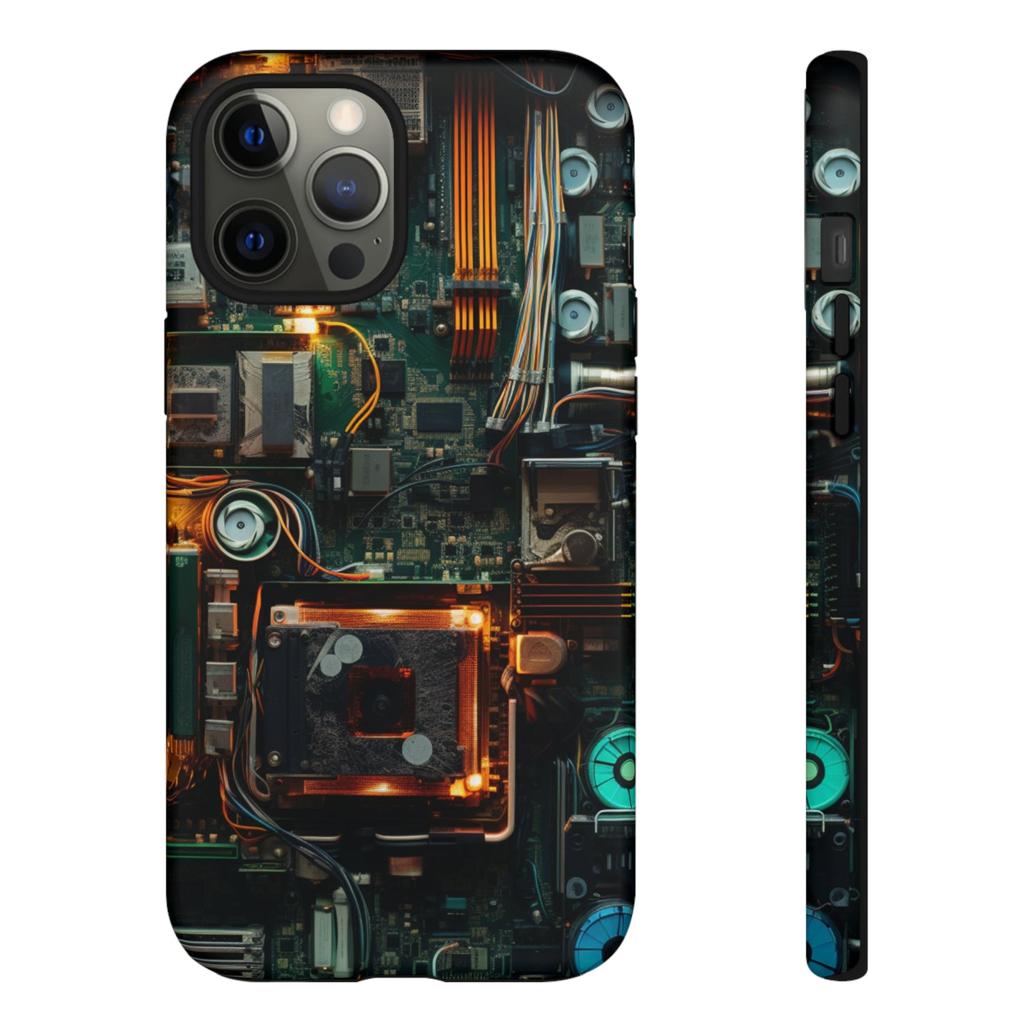 Circuit Board Themed Tough Phone Case