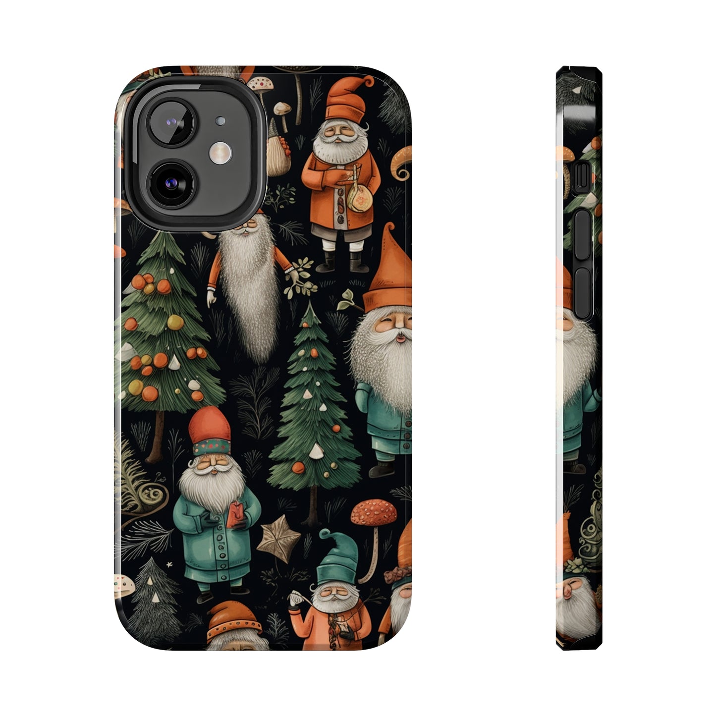 Vintage Santa Magic Mushroom Christmas Phone Case