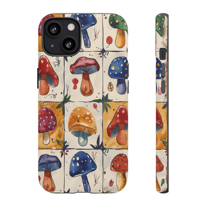 Trippy Magic Mushroom Toadstools Phone Case