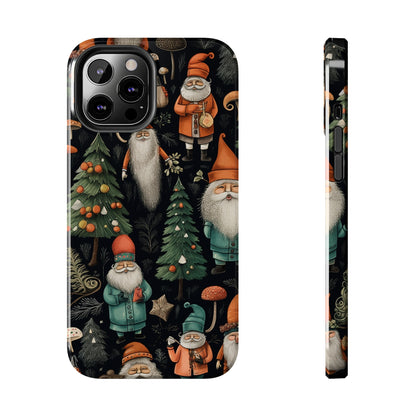 Vintage Santa Magic Mushroom Christmas Phone Case