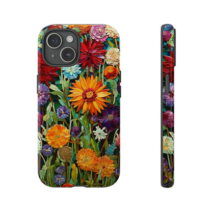 mosaic design on iPhone 15 case