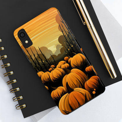 Halloween Fall Pumpkins iPhone Case | Embrace the Spooky Autumn Vibes