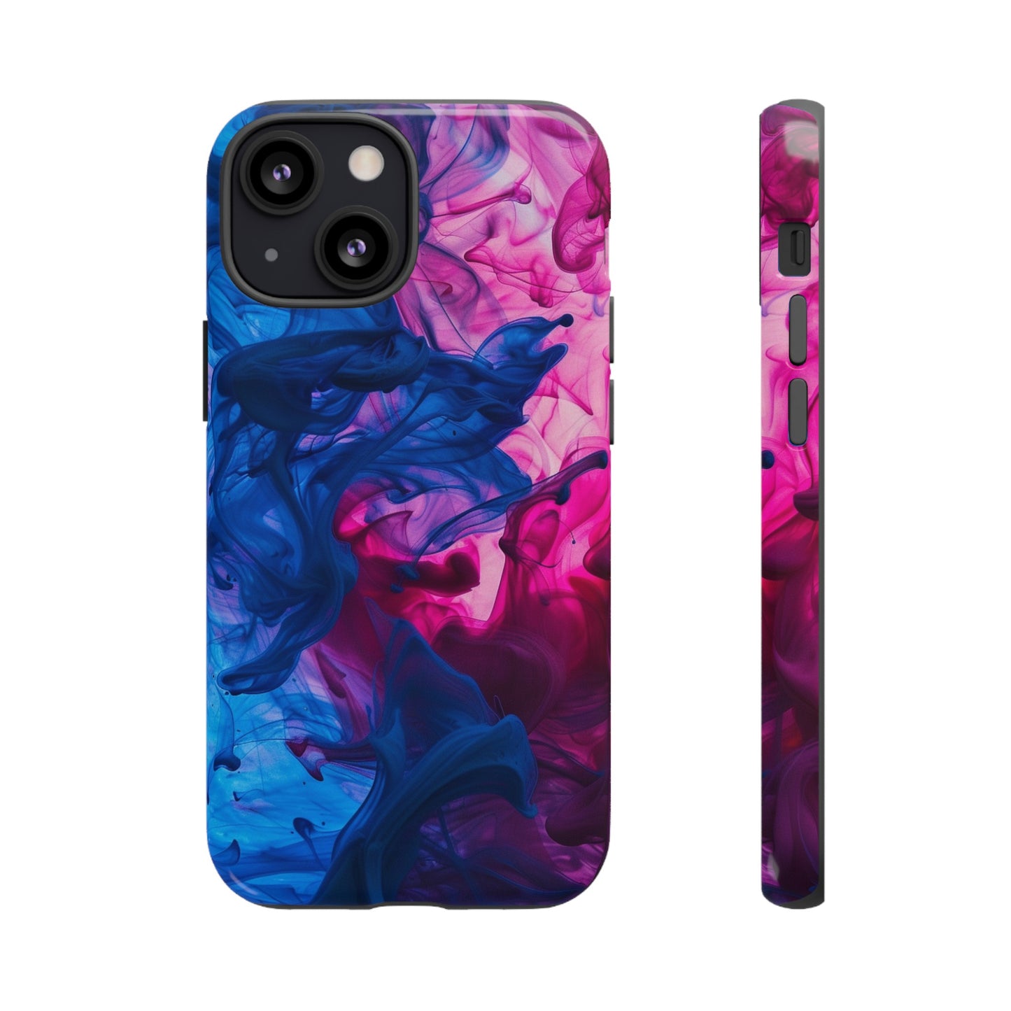 Magenta and Blue Color Explosion Phone Case