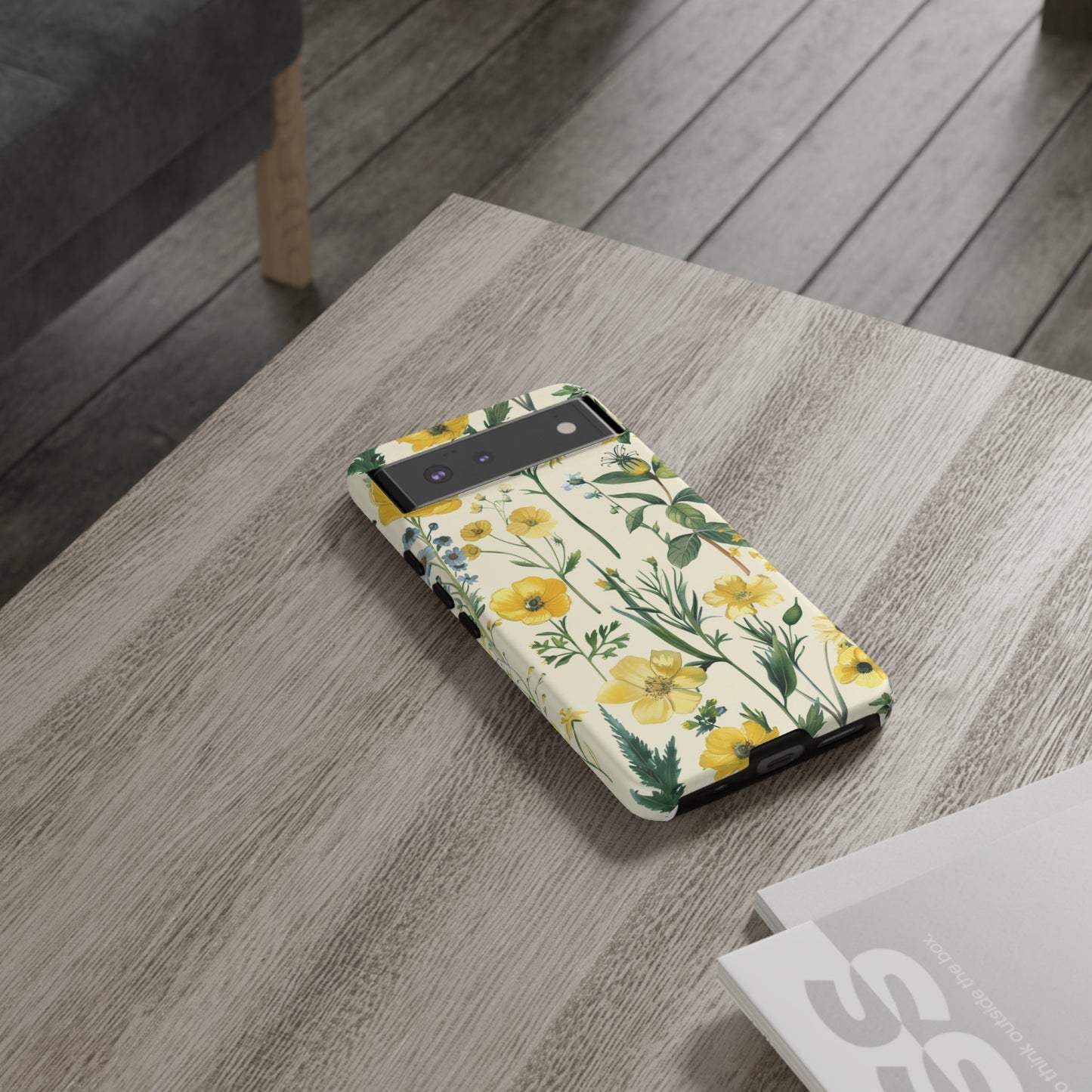 Floral Sage Yellow Wildflower Phone Case