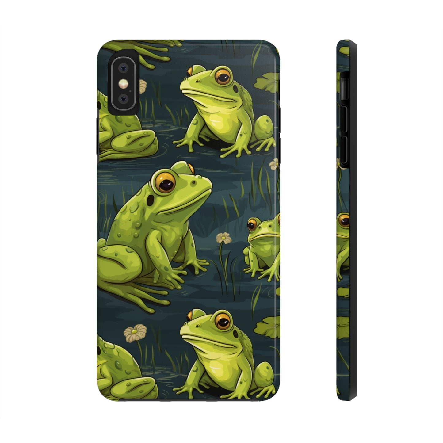 Frogs Tough iPhone Case | Embrace The Reptile Green Style and Reliable Protection