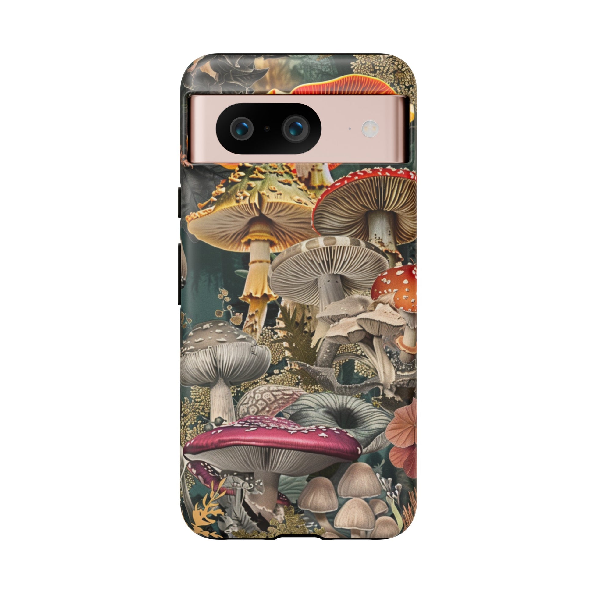 Nature-inspired mushroom phone case for Google Pixel