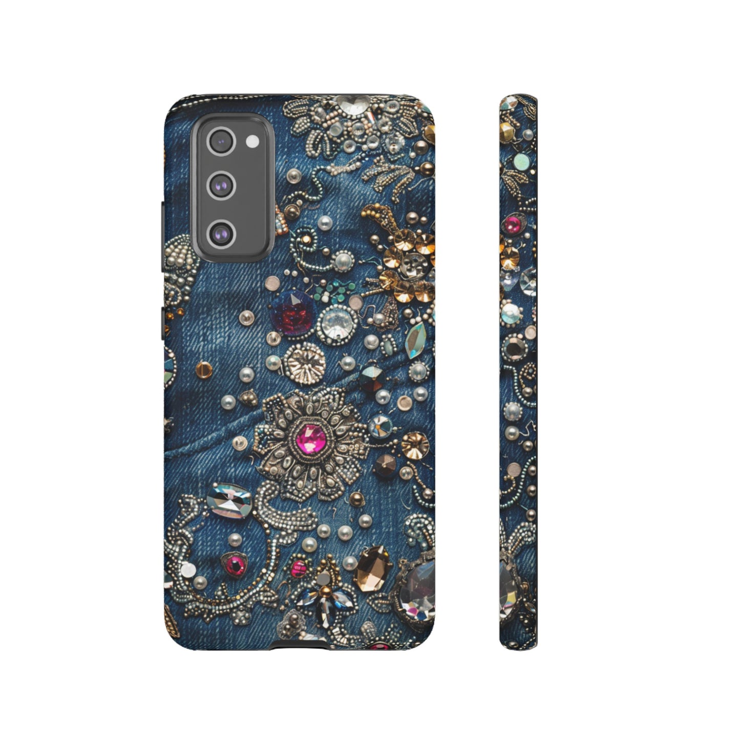 Blue Jean Queen Rhinestone Bling Phone Case