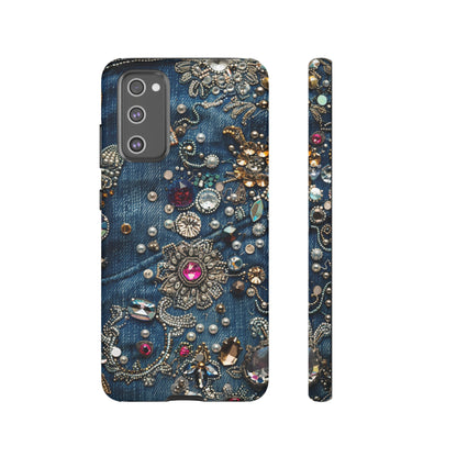 Blue Jean Queen Rhinestone Bling Phone Case