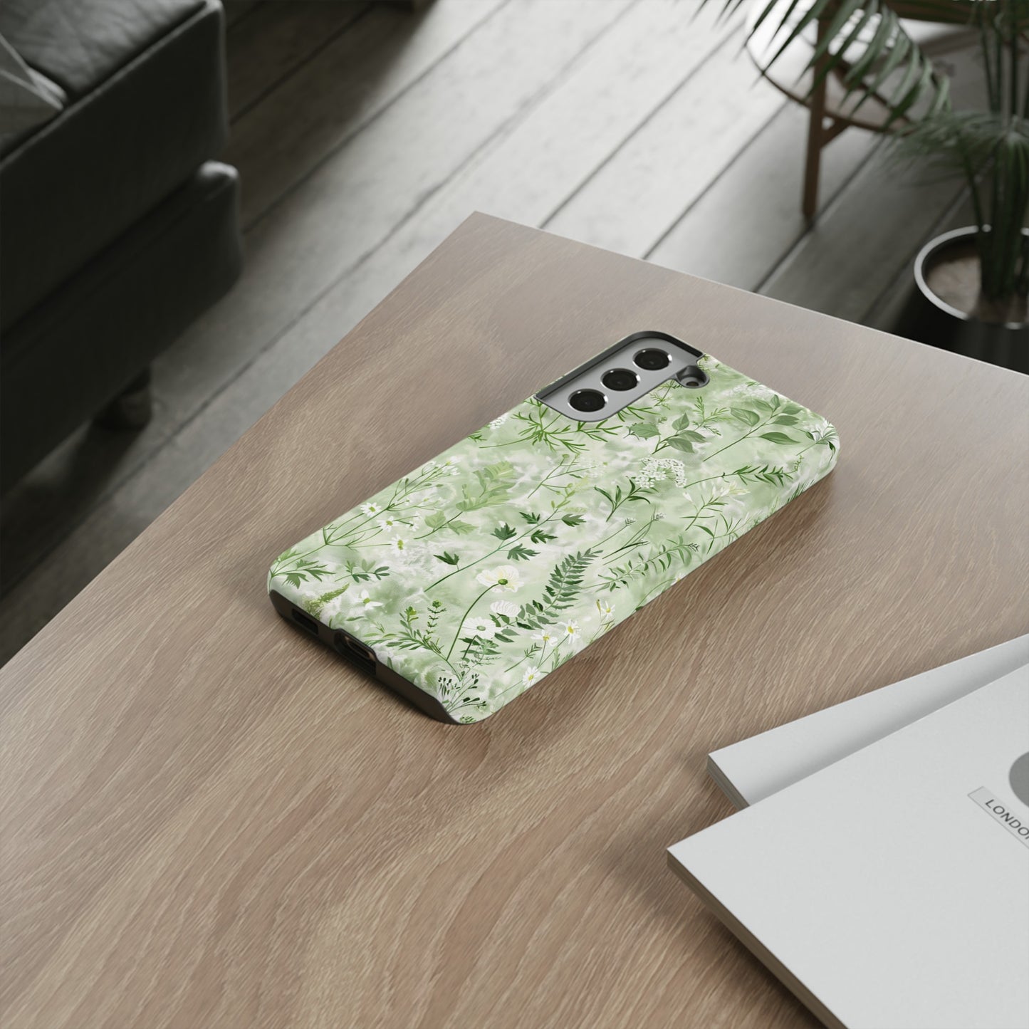 Floral Sage Green Wildflower Phone Case