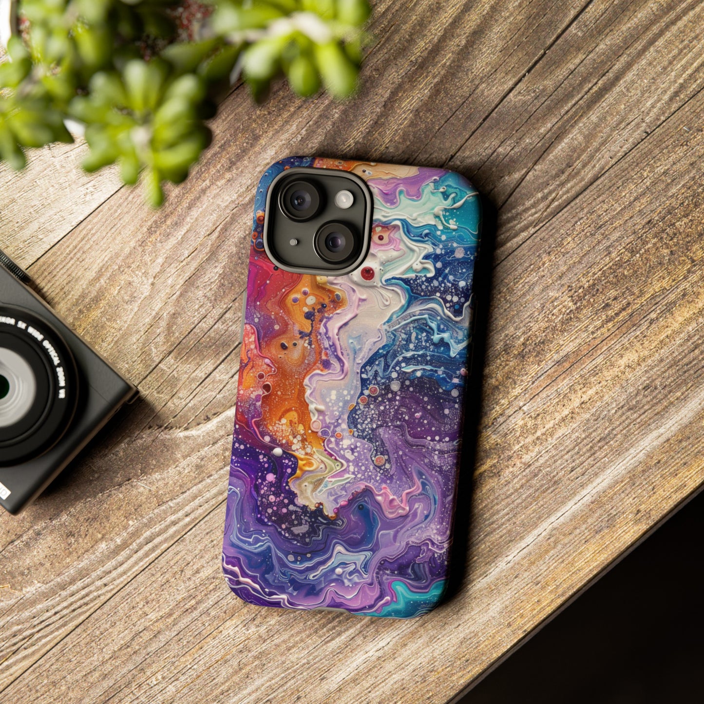 Trippy Psychedelic Color Waves Phone Case