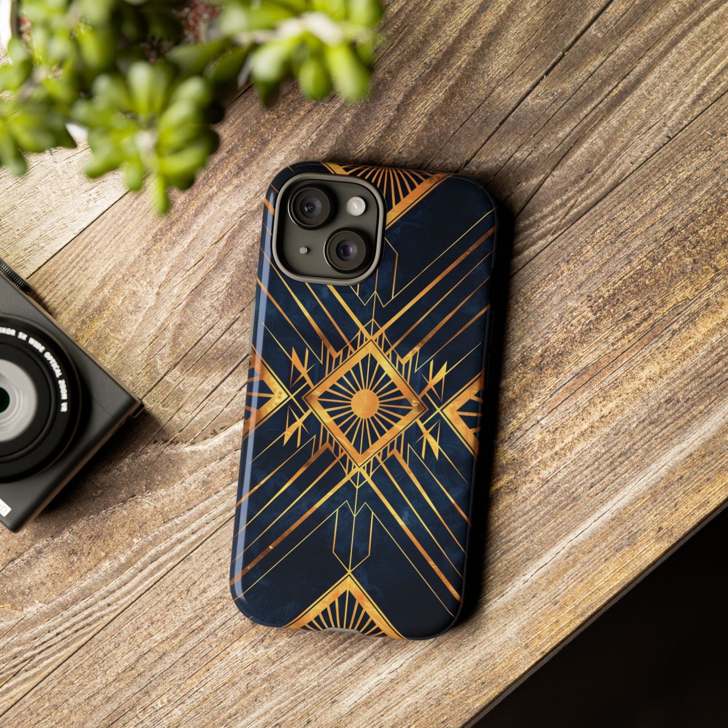 Art Deco Phone Case Vintage Geometric Pattern