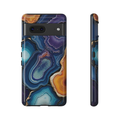 Agate Slice Geode Elegance: Natural Beauty Phone Case