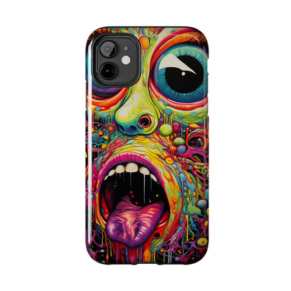 Trippy Hippie Acid Drop: Vibrant Swirls & Dazzling Colors | Tough iPhone Case