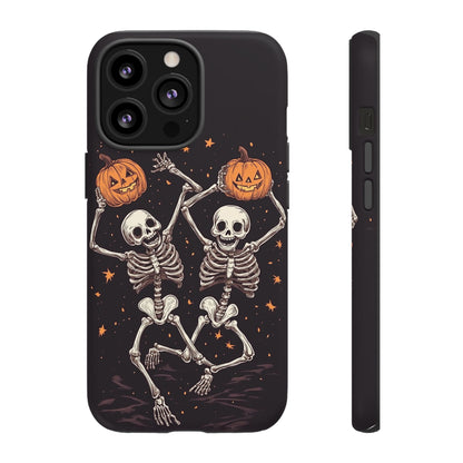 Dancing Skeletons with Jack-o'-Lanterns Phone Cover