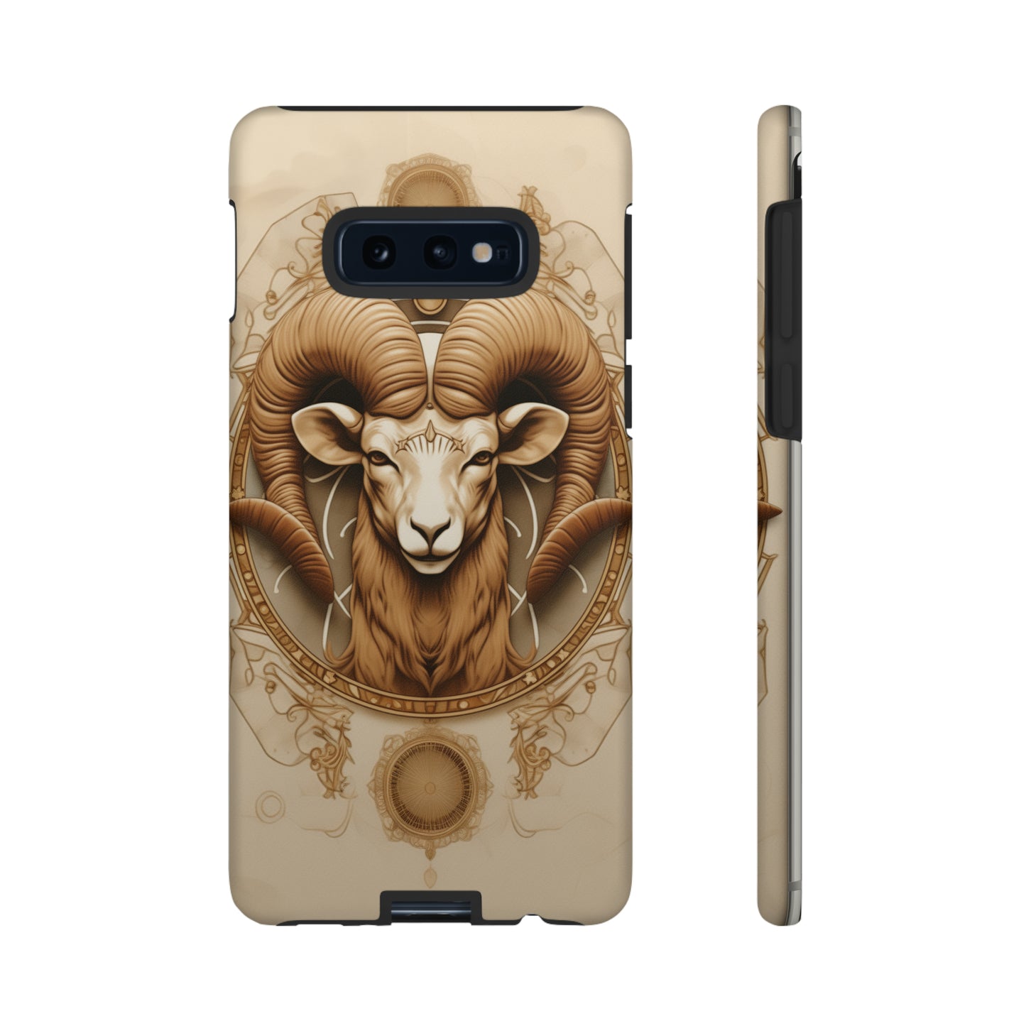 Aries Astrology Stained Glass Phone Case