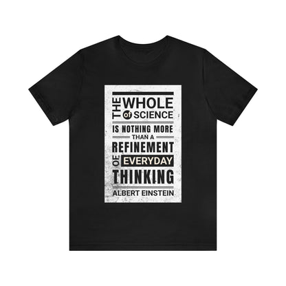 Inspirational Einstein quote t-shirt for science lovers