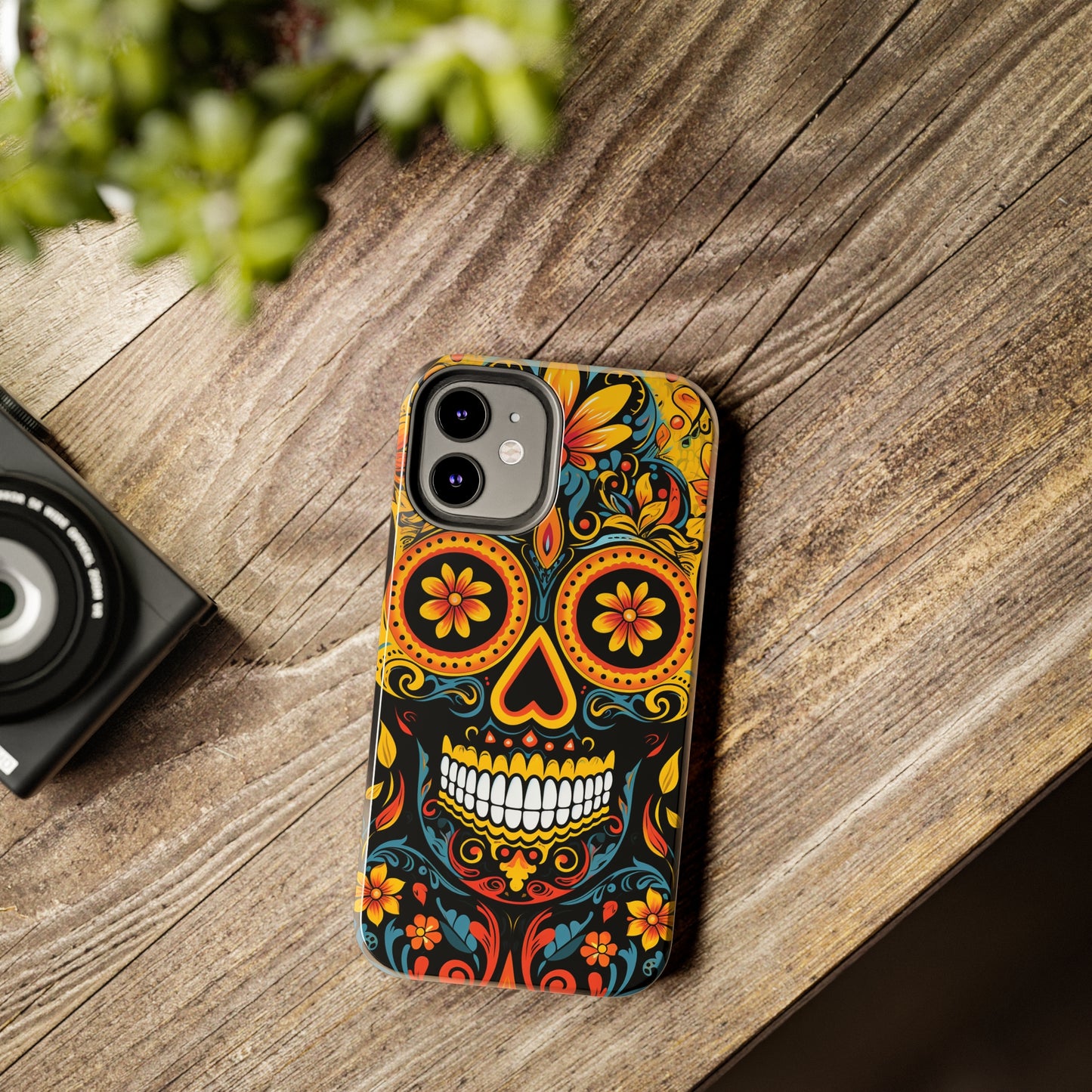 Sugar Skull iPhone Case | Dia de los Muertos Design for Apple iPhone