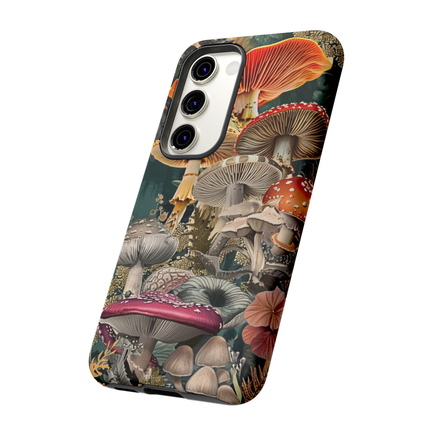 Vintage Illustration Mushroom Collage Phone Case