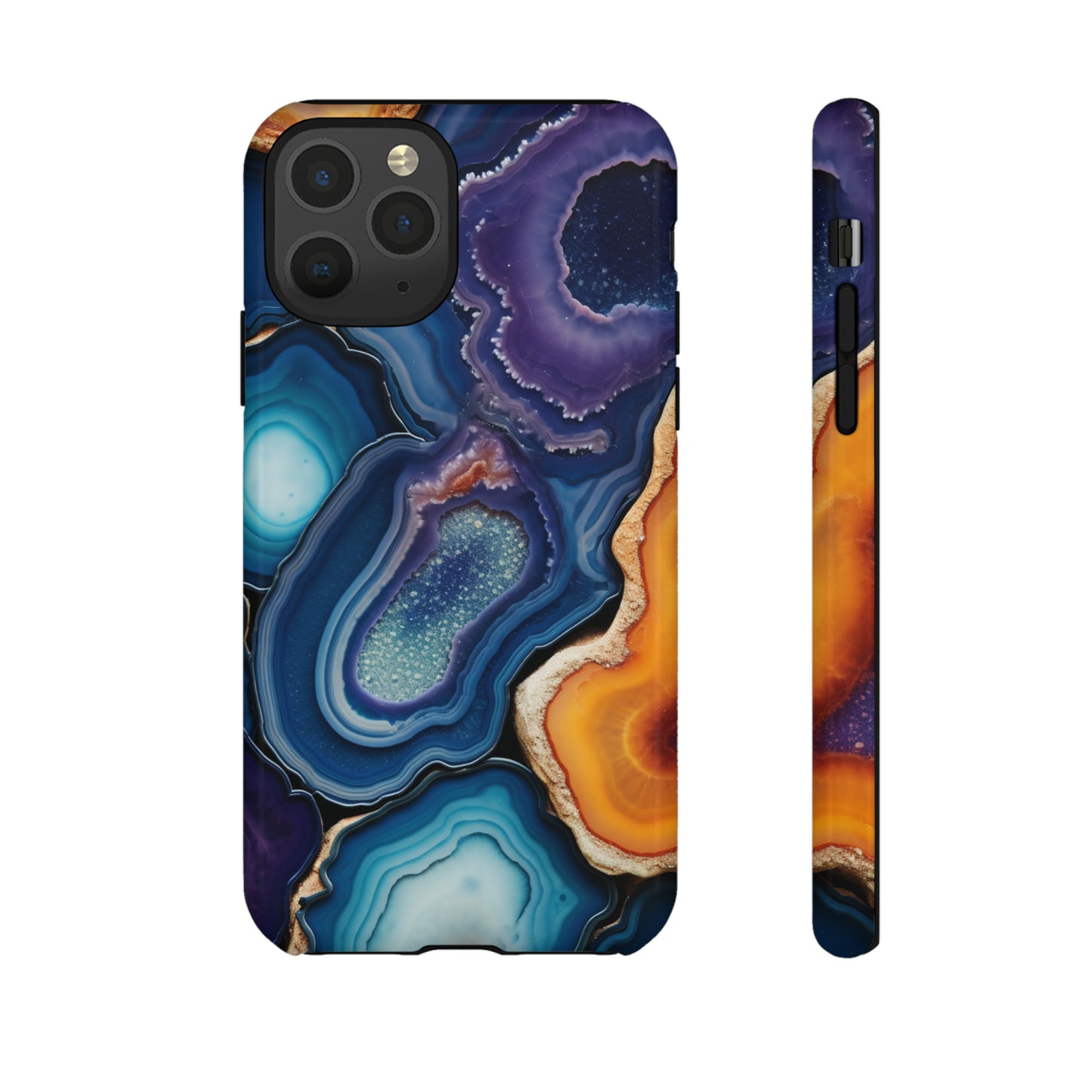 Agate Slice Geode Elegance: Natural Beauty Phone Case