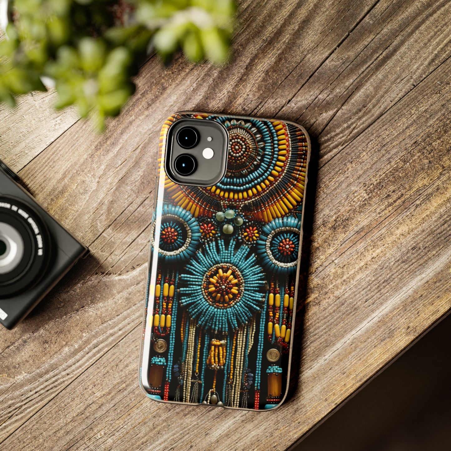 Native American Beadwork iPhone Case | Crafted Elegance with Cultural Heritage