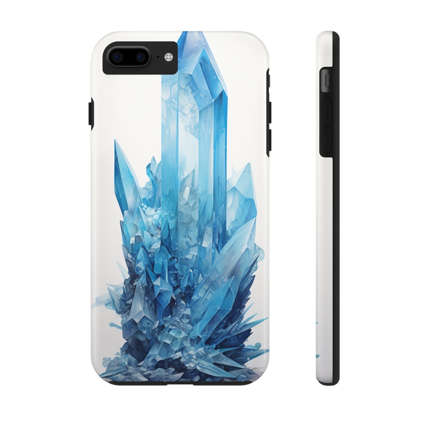 Healing Blue Crystal iPhone Case | Embrace Calmness and Serenity in a Stylish Package