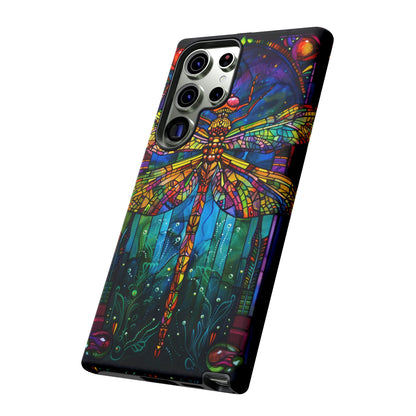 Art Deco Stained Glass Dragonfly Phone Cover