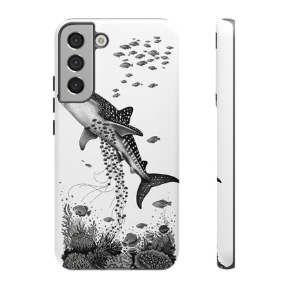 Whale Shark, Turtle, Manta Ray Phone Case