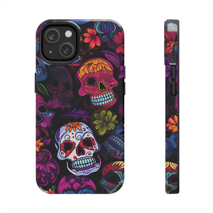 Sugar Skull iPhone Case | Day of the Dead Inspired Design for Halloween