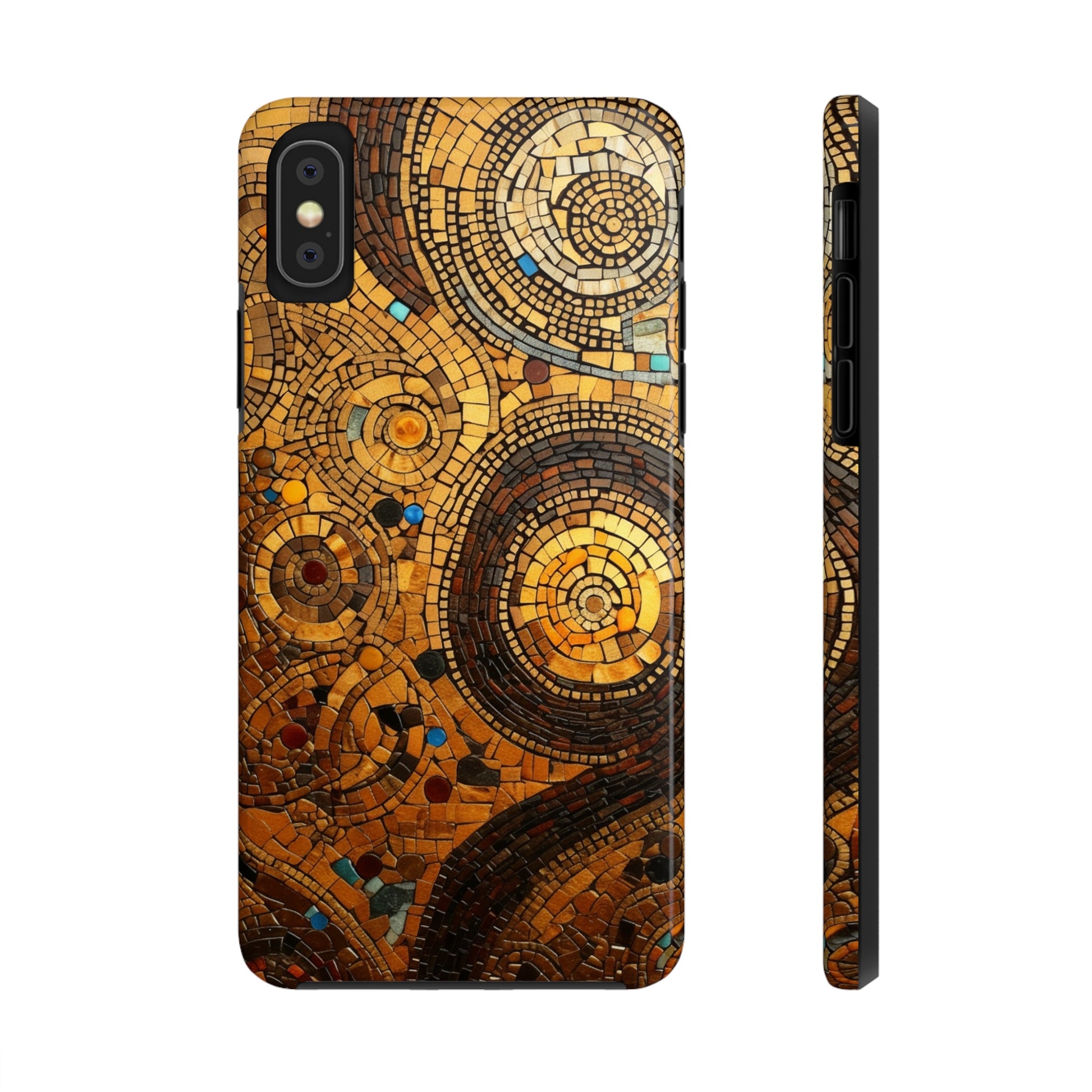 Golden Spiral Tile iPhone Case