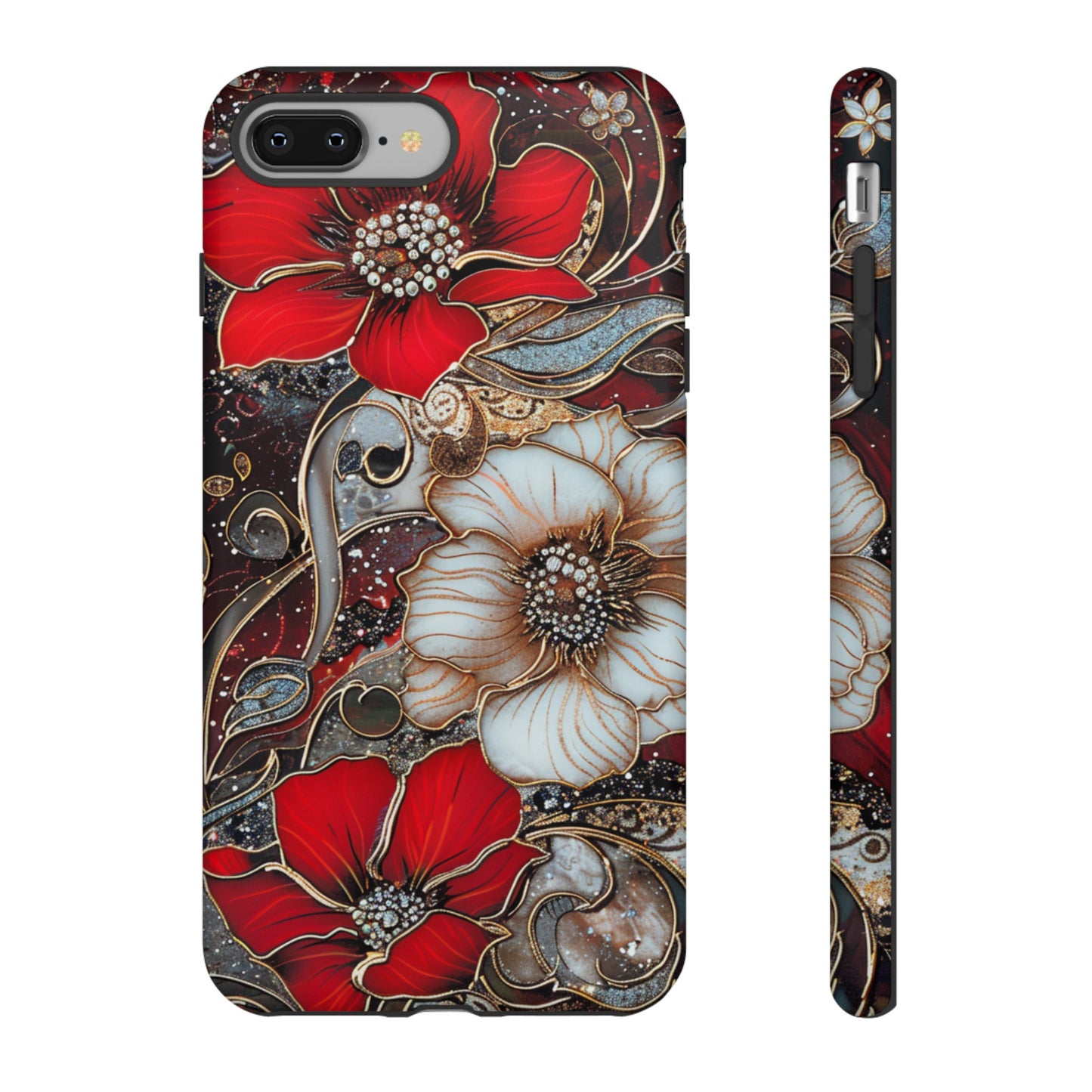 Stained Glass Floral Paisley Explosion Phone Case
