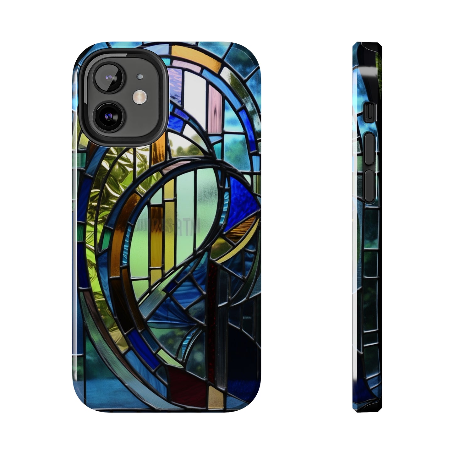 Stained Glass Floral: Art Deco Delight | Boho Chic Tough Case for iPhone & Samsung Galaxy Models